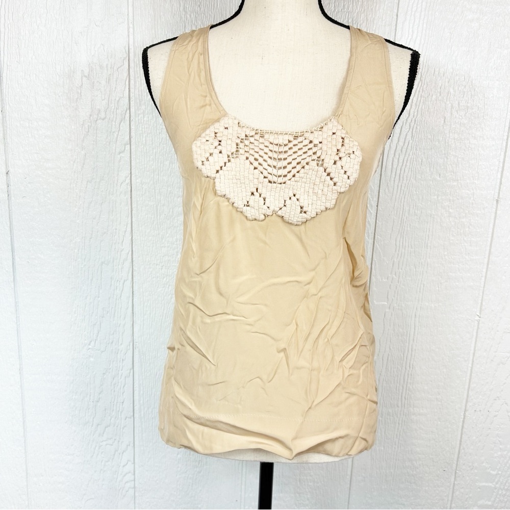 Stella McCartney Cream Sleeveless Top Blouse - Picture 6 of 8